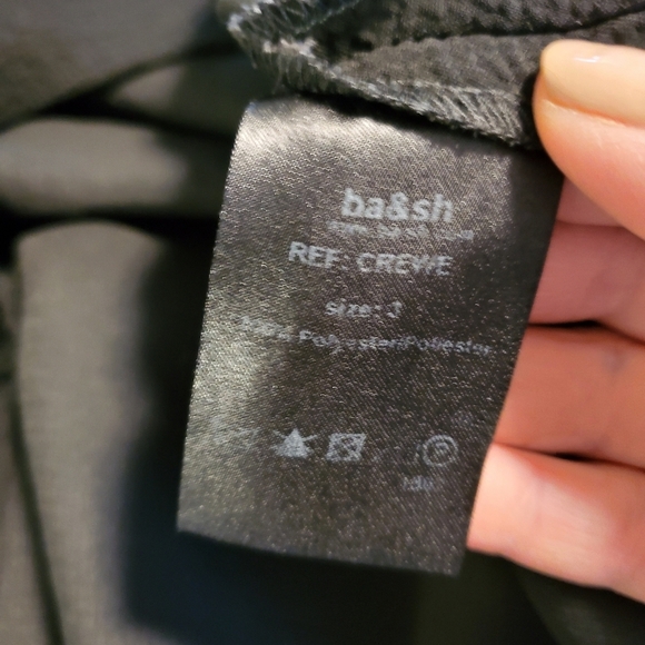 ba&sh Black Dress Size 3=8 Womens Size, Business Casual - Picture 10 of 11